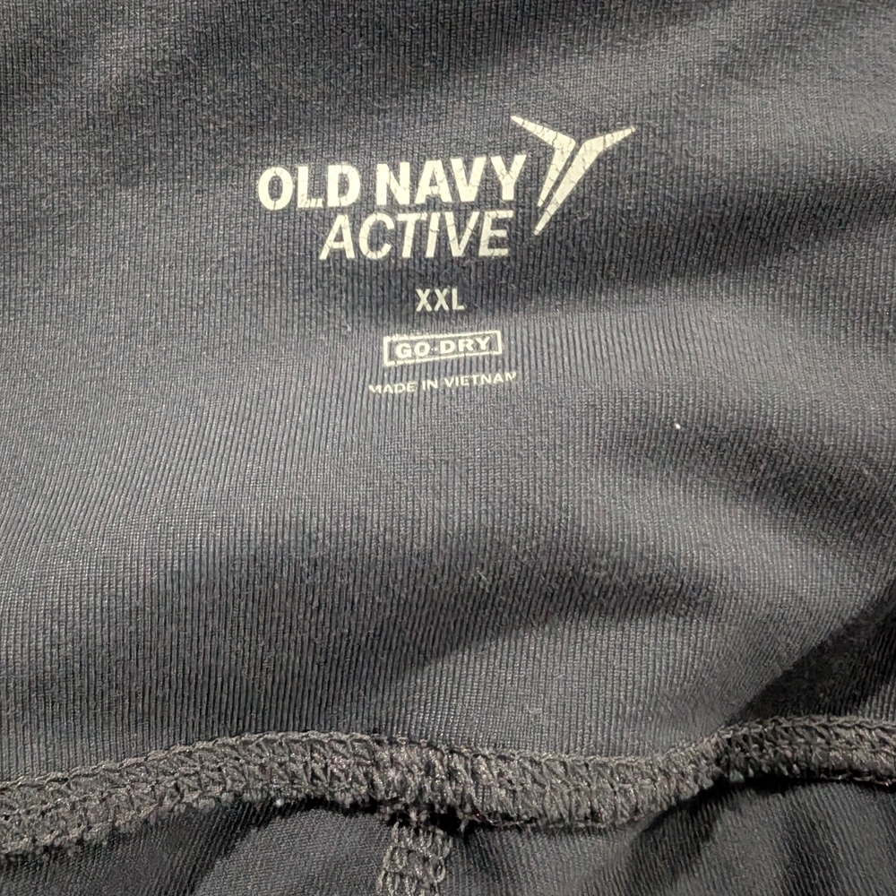 Old Navy Active Black Go-Dry Top XXL
